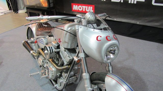 Белорусы презентовали уникальный мотоцикл «Юрий Гагарин»