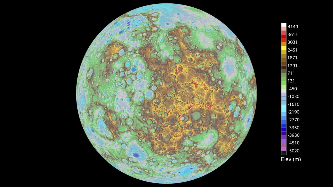 Составлена физическая карта Меркурия
