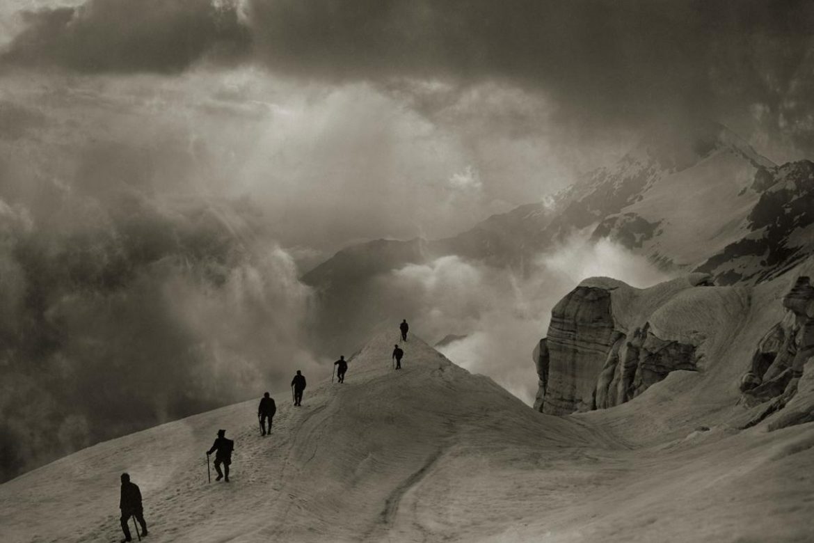 Старые фото отважных альпинистов