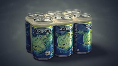 Съедобная упаковка пива для защиты окружающей среды