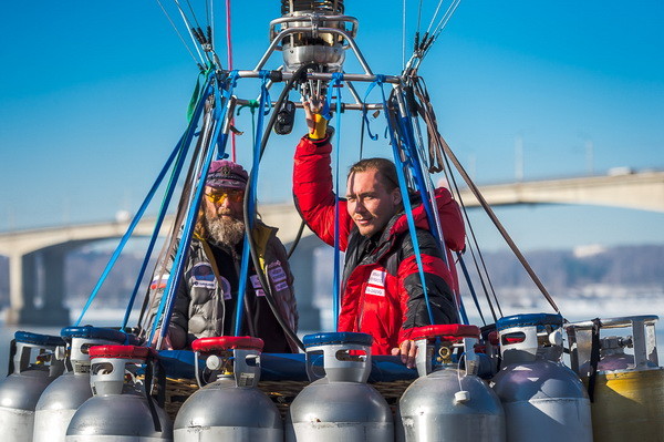 Русский путешественник собирается установить новый рекорд в полете на воздушном шаре вокруг света