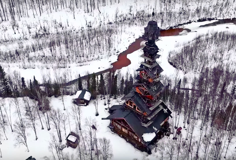 Дом-башня на Аляске