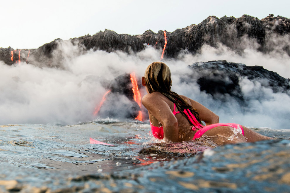Экстремальный сёрфинг на Гавайях с Alison Teal