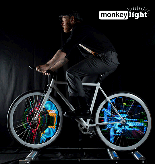 Удивительные велосипедные колёса Monkey Light Pro