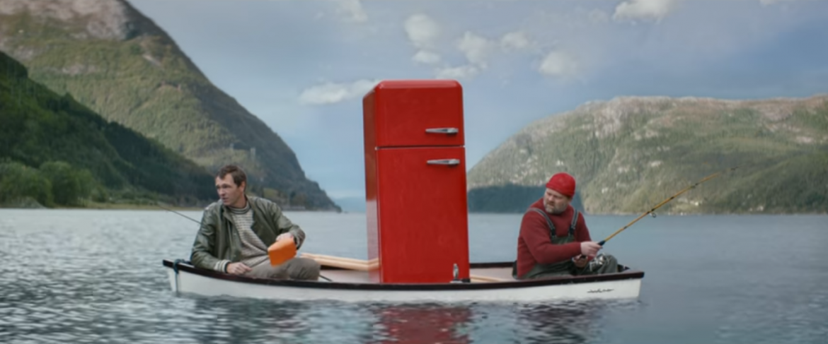 Норвежская реклама холодильника