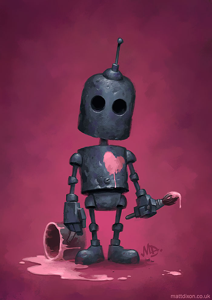 Очаровательные роботы Matt Dixon