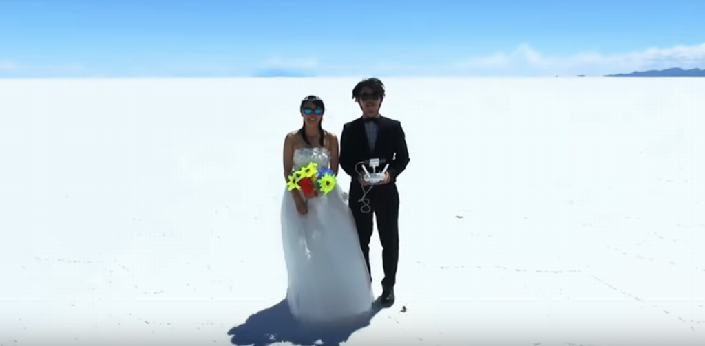 Свадебное путешествие вокруг света снятое с помощью квадрокоптера
