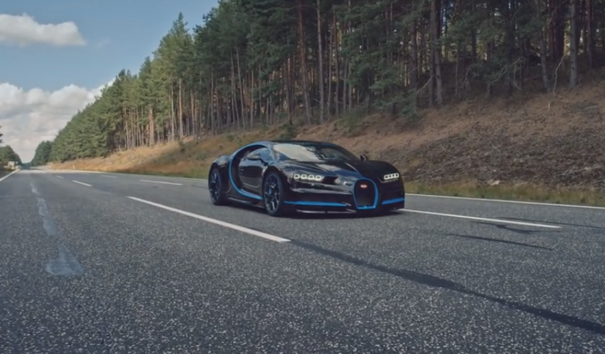 Bugatti Chiron установила новый мировой рекорд скорости в поездке 0-400-0