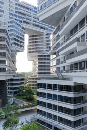 Футуристичный Сингапурский жилой комплекс Interlace